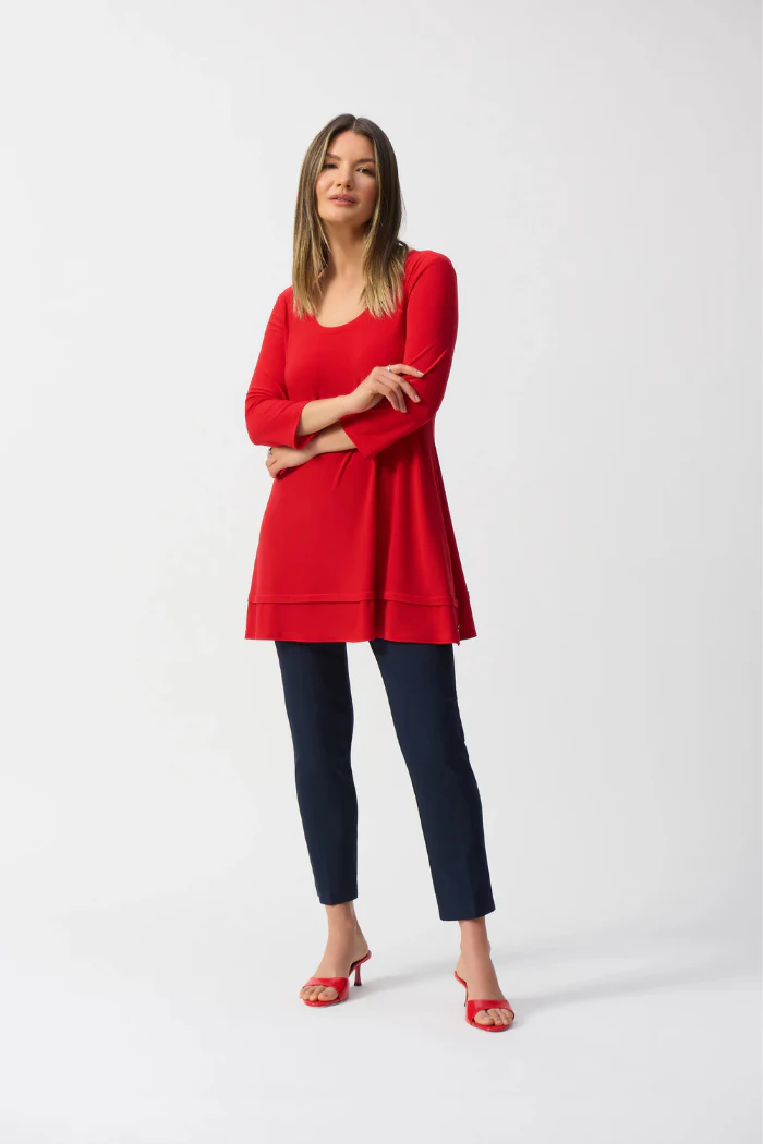 Textured Jacquard Crop Pull-On Pants - Image 2