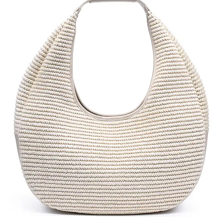 Textured Woven Zoey Tote Bag - Image 3