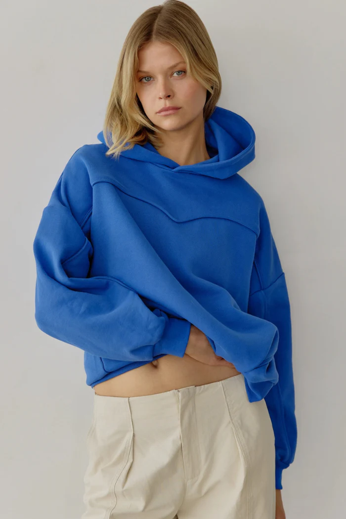 The Arlo Hoodie | Oversized Hoodie with Piping Detail