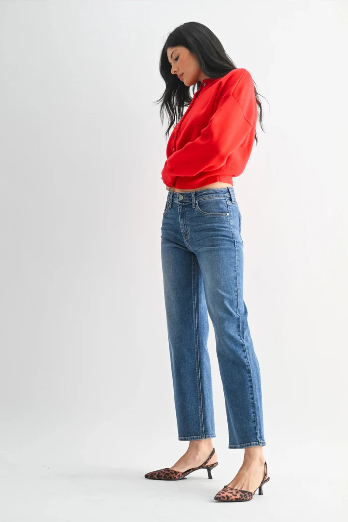 The Refined Mid Rise Slim Wide Leg - Image 2