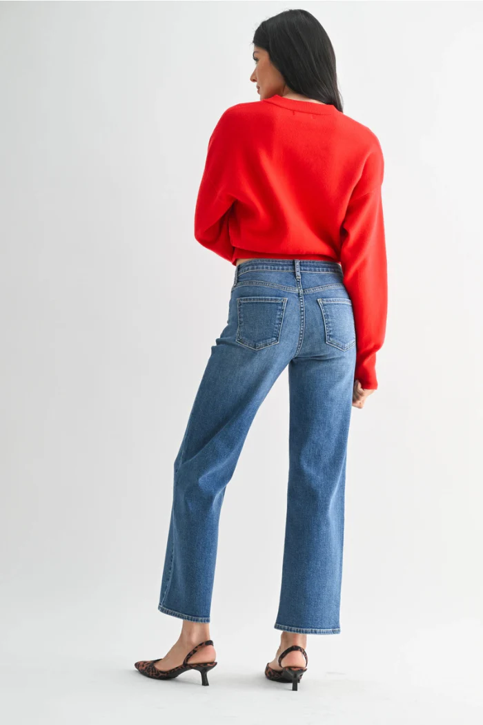 The Refined Mid Rise Slim Wide Leg - Image 3