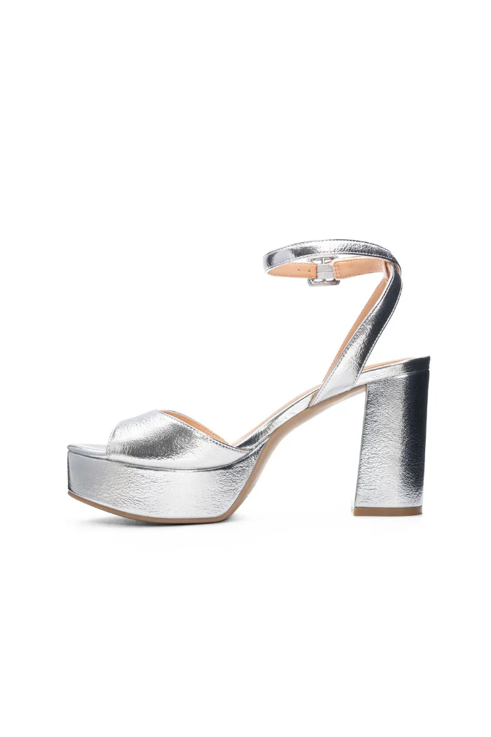 Theresa Platform Sandal - Silver - Image 5