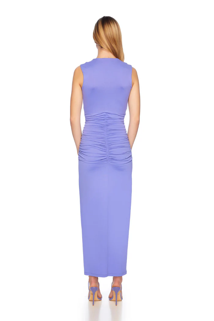 Tie Front Gathered Dress - Image 7