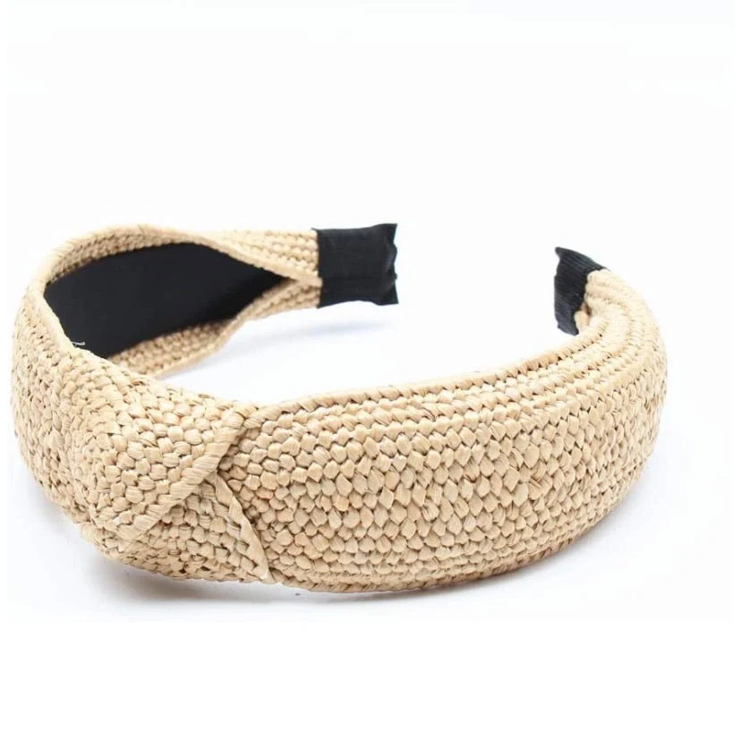 Topknot Rattan Headband - Image 10