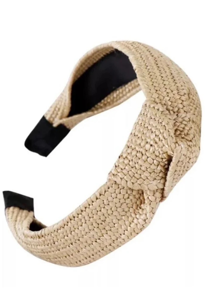 Topknot Rattan Headband - Image 2