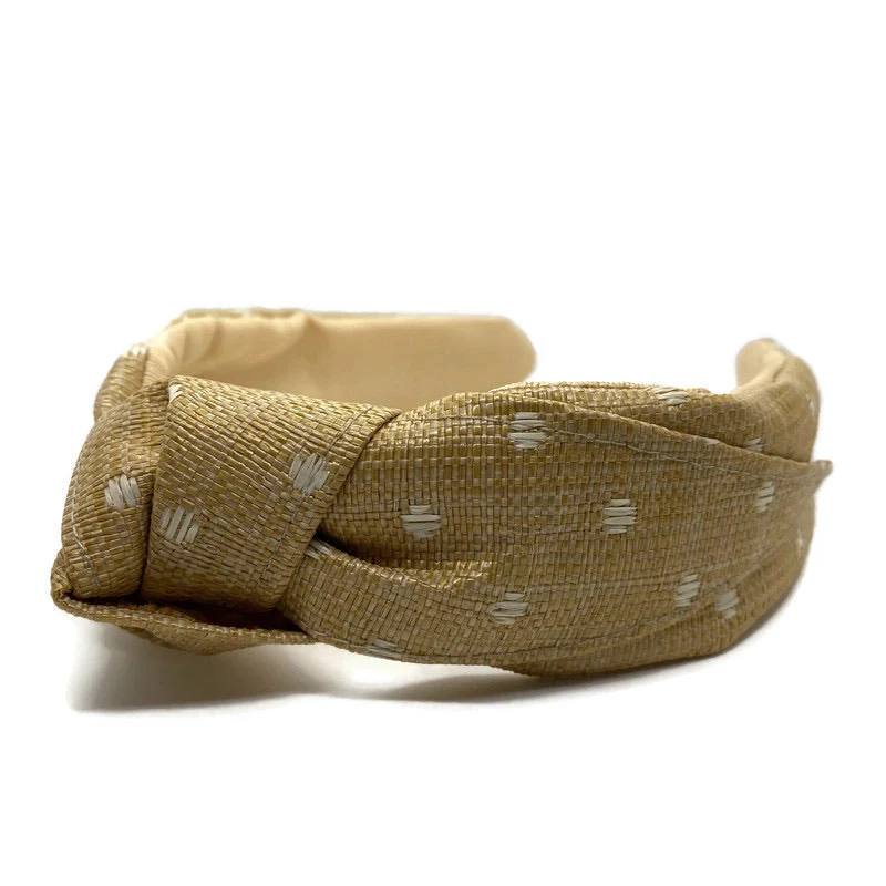 Topknot Rattan Headband - Image 4