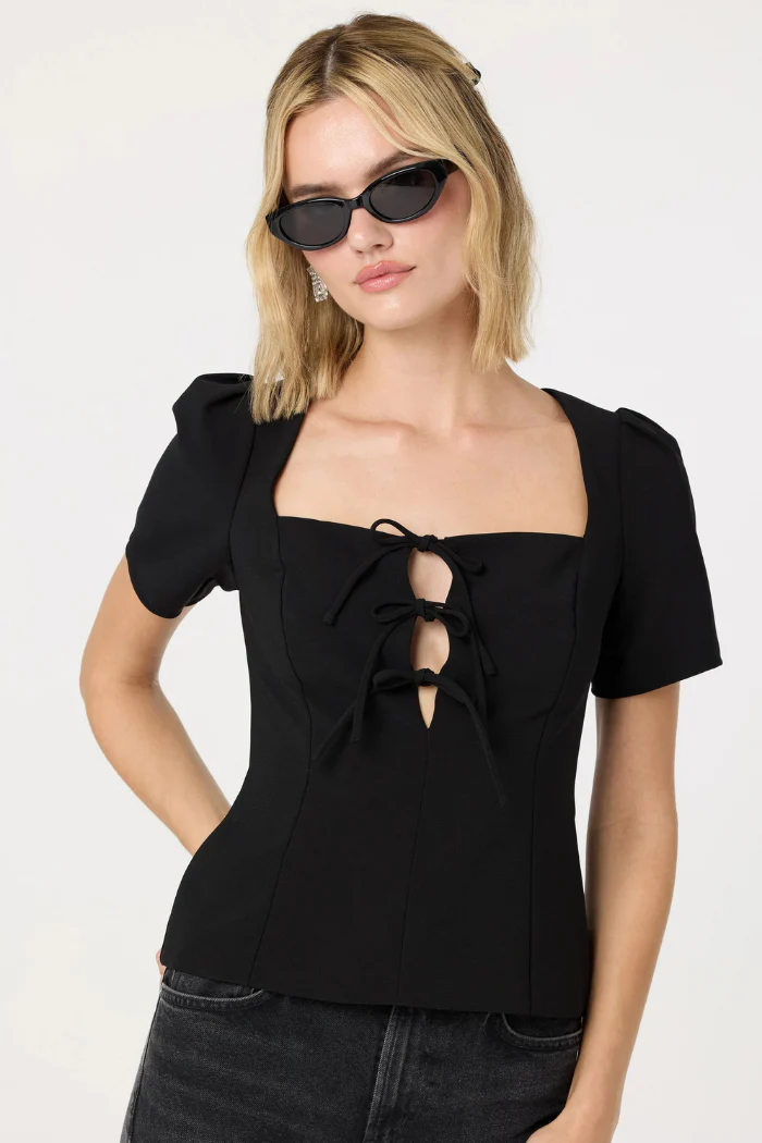 Torie Tie-Front Top