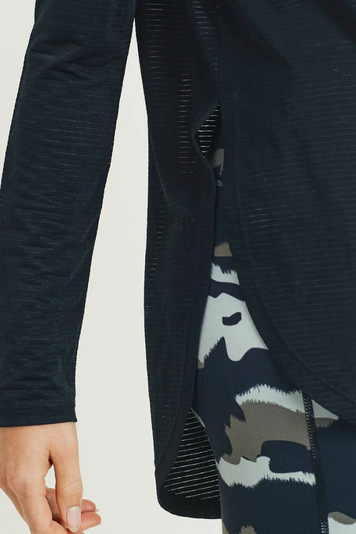 Tulip Hem Workout Top /Long Sleeve - Image 3