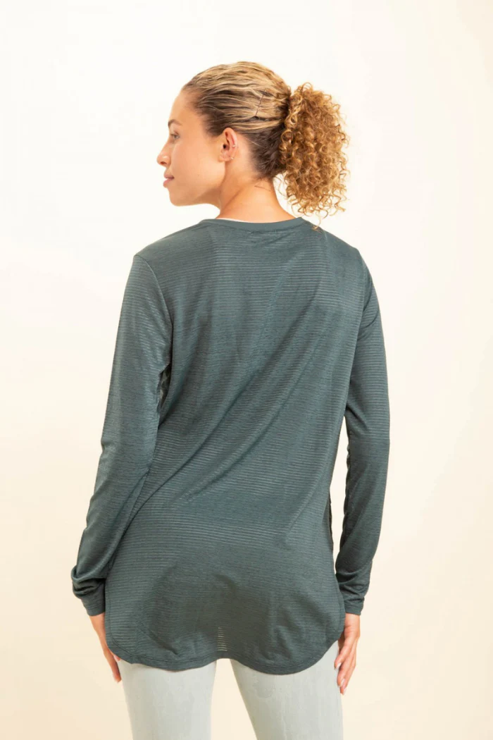 Tulip Hem Workout Top /Long Sleeve - Image 6