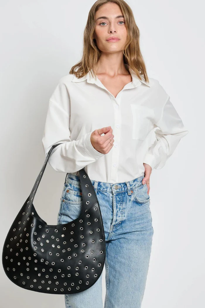 Turner Grommet Hobo - Black - Image 3
