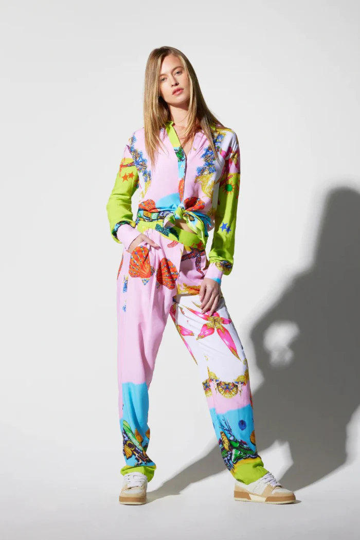Under the Sea Pull On Ankle Trouser