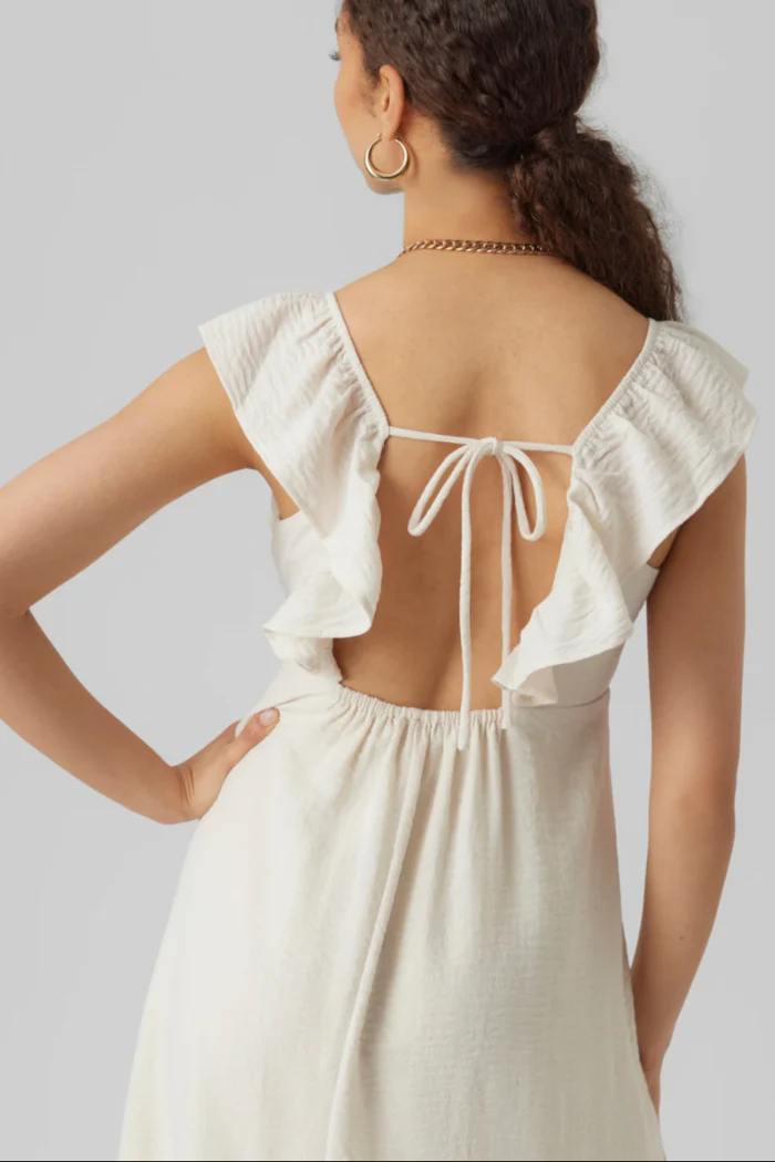 Chris Flounce Sleeve Dress - Image 3
