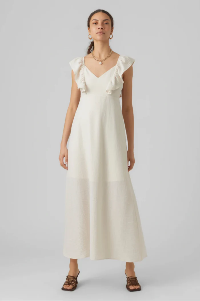 Chris Flounce Sleeve Dress - Image 6
