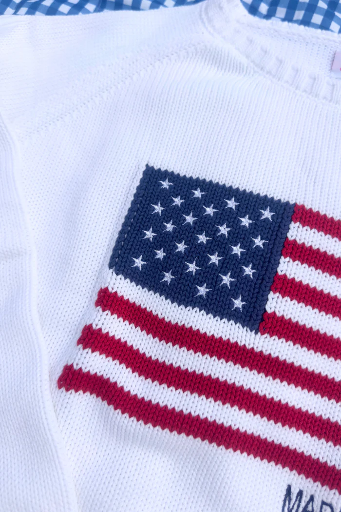 Vintage Flag Sweater - Madison - Image 9