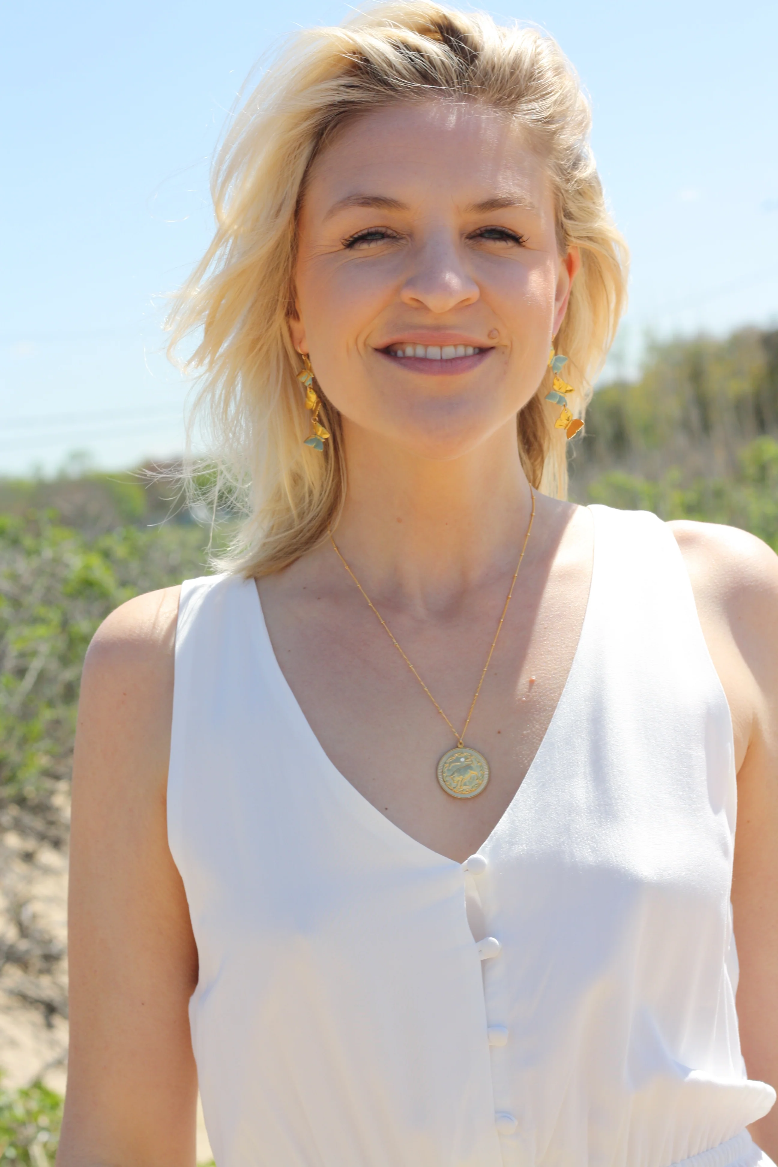 Vintage Zodiac Necklace - By Aquinnah Jewelry - Image 4
