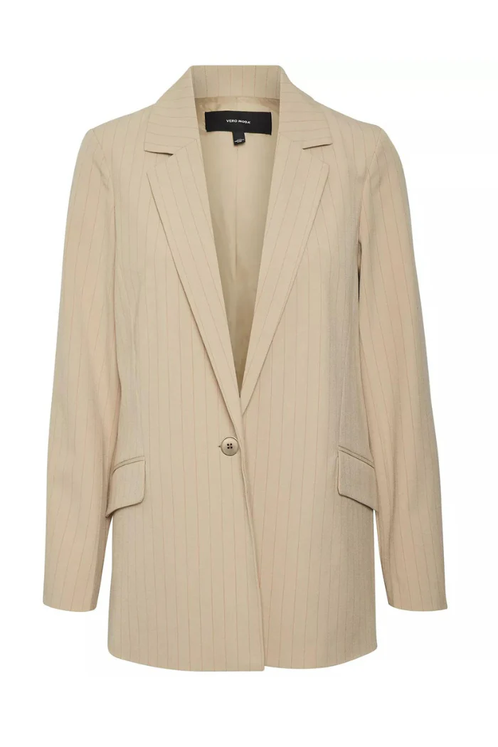 Listakia Single Button Pinstripe Blazer - Image 4