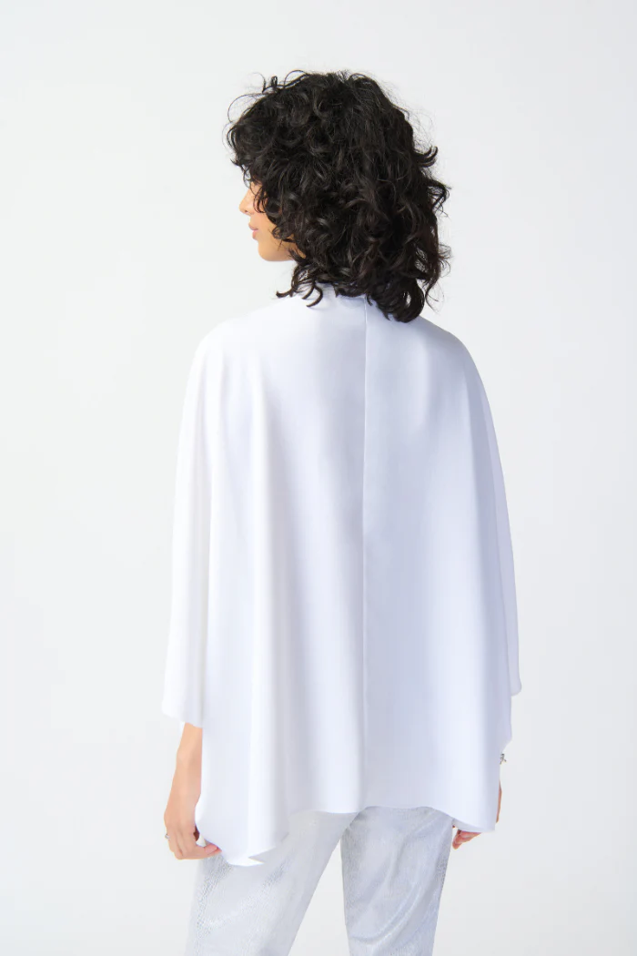 Woven Dolman Sleeve Wrap Top - Image 5